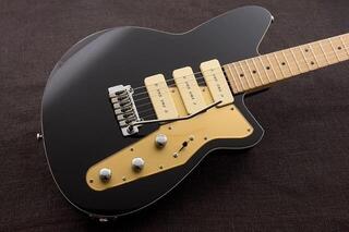 E-Gitarre Reverend Guitars Jetstream 390 W 2024 Midnight Black E-Gitarre - 1