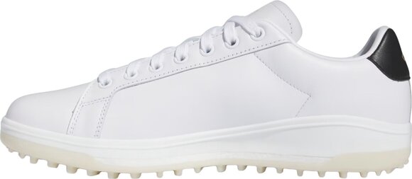 Chaussures de golf pour hommes Adidas Go-To Spikeless 2.0 Mens Golf Shoes White/Core Black/Aluminium 41 1/3 - 4