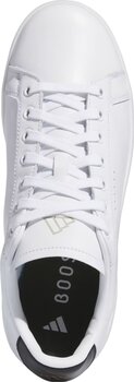 Calzado de golf para hombres Adidas Go-To Spikeless 2.0 Mens Golf Shoes White/Core Black/Aluminium 41 1/3 - 6