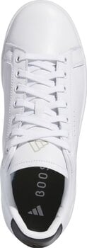 Golfsko til mænd Adidas Go-To Spikeless 2.0 Mens Golf Shoes White/Core Black/Aluminium 42 - 6