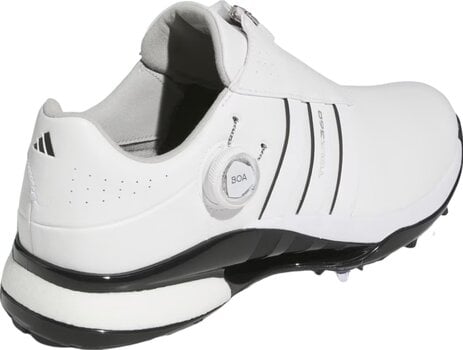 Chaussures de golf pour hommes Adidas Tour360 24 BOA Boost Mens Golf Shoes White/Cloud White/Core Black 42 - 3
