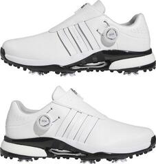 Men's golf shoes Adidas Tour360 24 BOA Boost White/Cloud White/Core Black 43 1/3 Men's golf shoes - 4