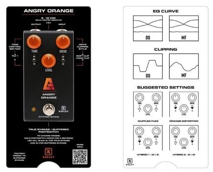 Gitarový efekt Keeley Angry Orange - 9
