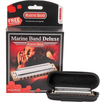 Diatonická ústna harmonika Hohner Marine Band Deluxe A-major - 4