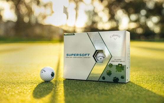 Нова топка за голф Callaway Supersoft Lucky Golf Balls - 5