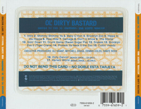 Hudobné CD Ol' Dirty Bastard - Return To The 36 Chambers: The Dirty Version (CD) - 7