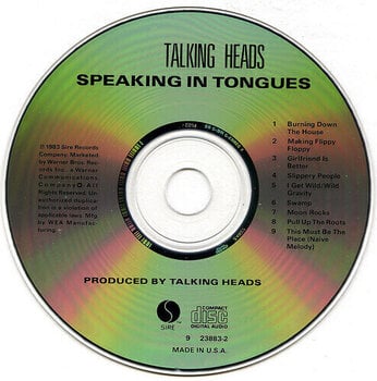 CD диск Talking Heads - Speaking In Tongues (Repress) (CD) - 2
