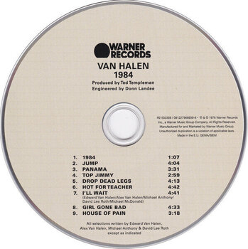 Music CD Van Halen - Studio Albums 1978-1984 (Remastered) (6 CD) - 7