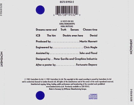 Music CD New Order - Movement (Reissue) (CD) - 5