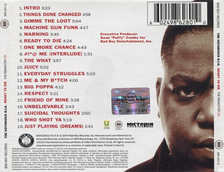 Glasbene CD Notorious B.I.G. - Ready To Die (Remastered) (2 CD) - 5