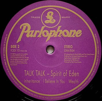 Грамофонна плоча Talk Talk - Spirit Of Eden (Reissue) (LP + DVD) - 3