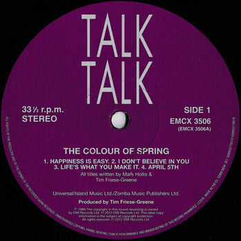 Vinylplade Talk Talk - Colour Of Spring (Reissue) (LP + DVD) - 2