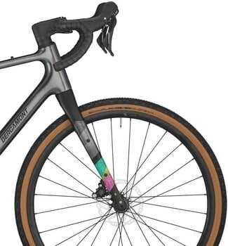Gravel / Cyclocrossrad Bergamont Grandurance Expert Shiny Rainbow Silver 50 Shimano - 5