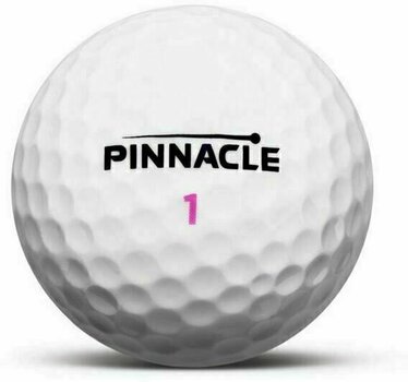 Golfová loptička Pinnacle Soft Pink Play# 15 Ball - 2