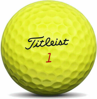 Golf žogice Titleist DT Trusoft Yellow 3B Pack - 2