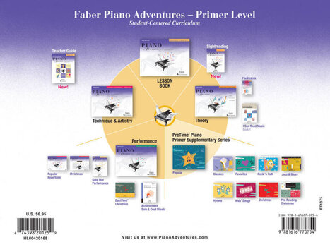 Spartiti Musicali Piano Hal Leonard Faber Piano Adventures Lesson Book Primer Level Spartito - 8