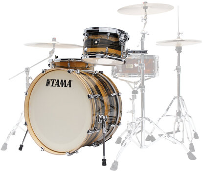 Akustik-Drumset Tama CK32RZS-NET Natural Ebony Tiger Wrap - 3