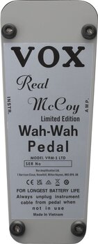 Wah-Wah pedał efektowy do gitar Vox Real McCoy Ltd Wah-Wah pedał efektowy do gitar - 3
