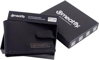 Portemonnee, crossbodytas Meatfly Nathan Premium Leather Wallet Black - 2