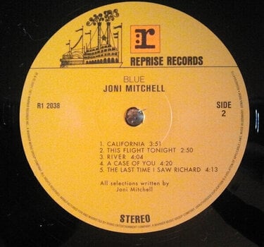 Vinyl Record Joni Mitchell - Blue (Reissue) (Remastered) (Gatefold) (LP) - 3