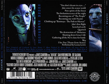 Muziek CD James Horner - Avatar (Original Soundtrack) (CD) - 3