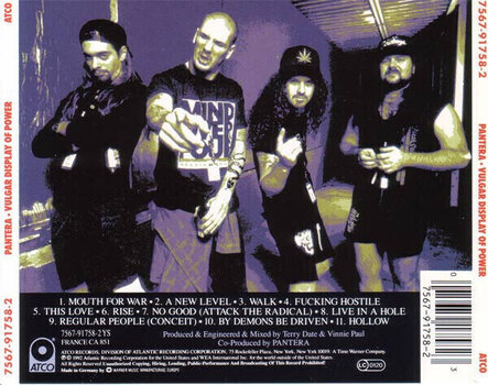 Music CD Pantera - Vulgar Display Of Power (Reissue) (CD) - 5