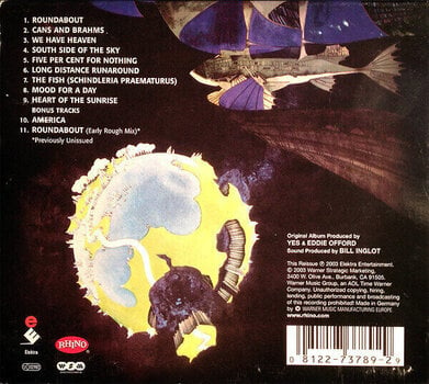 Glazbene CD Yes - Fragile (Reissue) (CD) - 4