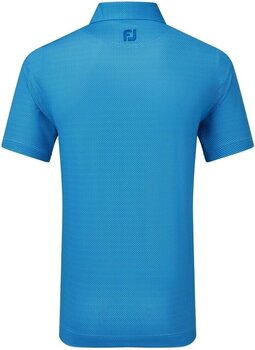 Camisa pólo Footjoy Octagon Print Lisle Blue Sky L - 2