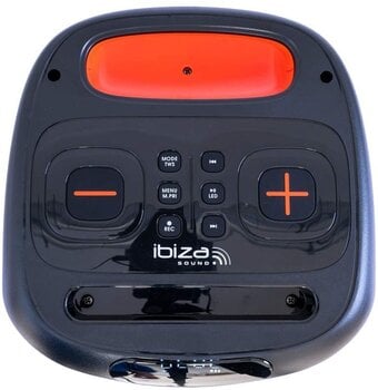 Hordozható hangfal Ibiza Sound CUBE180 Black - 2
