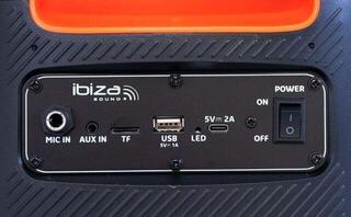 Draagbare luidspreker Ibiza Sound CUBE180 Draagbare luidspreker Black - 2