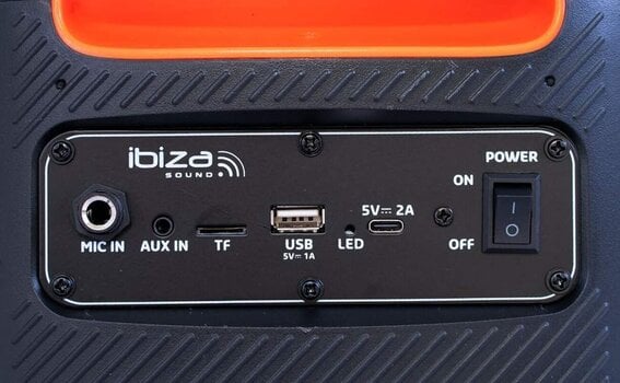 portable Speaker Ibiza Sound CUBE180 Black - 3