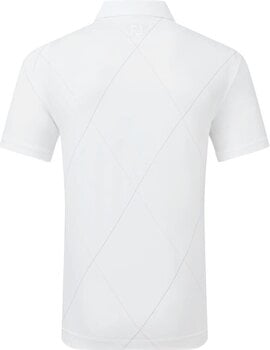 Риза за поло Footjoy Raker Print Lisle White M - 2