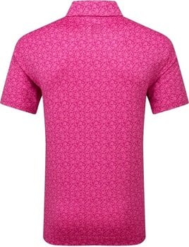Camisa pólo Footjoy Printed Floral Lisle Berry XL - 2
