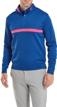 Hoodie/Sweater Footjoy Inset Stripe Chill-Out Deep Blue M - 2