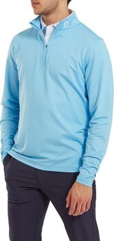 Hoodie/Sweater Footjoy Glen Plaid Print Chill-Out Blue Sky L - 3