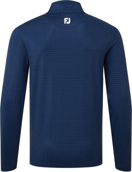 Hættetrøje/Sweater Footjoy Glen Plaid Print Chill-Out Navy M - 2