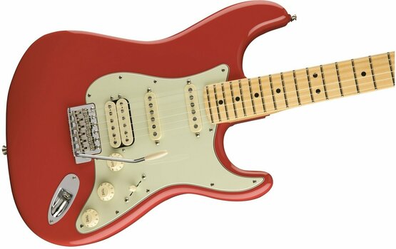 Electric guitar Fender American Special Stratocaster HSS MN Fiesta Red - 2
