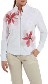 Kapuzenpullover/Pullover Footjoy Lightweight Woven Jacket White/Pink L - 3