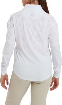 Tröja Footjoy Lightweight Woven Jacket White/Pink L - 4
