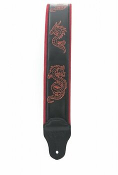 Leather guitar strap RightOnStraps Jazz Leather guitar strap Whole-Lotta Black - 2