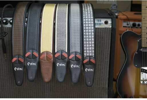 Textile guitar strap RightOnStraps Mojo Tweed Brown - 3