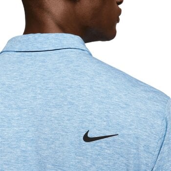 Риза за поло Nike Dri-Fit Tour Heather Mens Polo Light Photo Blue/Black 2XL - 5