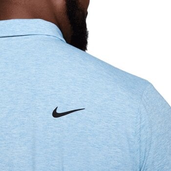 Риза за поло Nike Dri-Fit Tour Heather Mens Polo Light Photo Blue/Black 2XL - 12