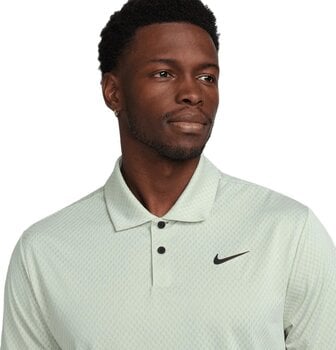 Polo Shirt Nike Dri-Fit Tour Jacquard Mens Polo Honeydew/Sea Glass/Oil Green/Black S - 3
