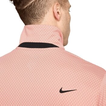 Polo Nike Dri-Fit Tour Jacquard Mens Polo Light Madder Root/Guava Ice/Black XL - 4