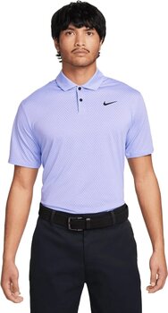 Rövid ujjú póló Nike Dri-Fit Tour Jacquard Mens Rush Fuchsia/Lilac Bloom/Black S Rövid ujjú póló - 8