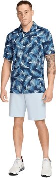 Polo košile Nike Dri-Fit Tour Pine Print Mens Aegean Storm/White L Polo košile - 6