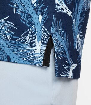 Polo Shirt Nike Dri-Fit Tour Pine Print Mens Polo Aegean Storm/White XL - 5