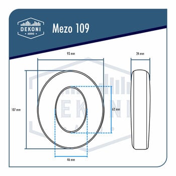 Oreillettes pour casque Dekoni Audio EPZ-M109-FNSK Oreillettes pour casque - 11