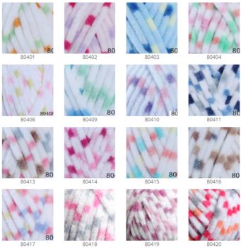 Fios para tricotar Himalaya Dolphin Baby Colors 80409 - 2